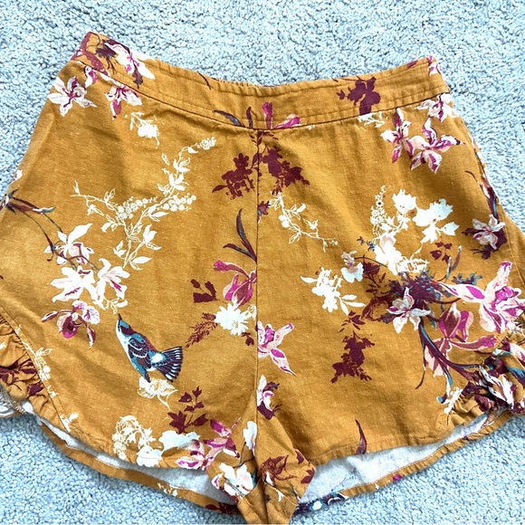B.P. Flutter Floral Shorts Junior’s Size XXS - Picture 1 of 3